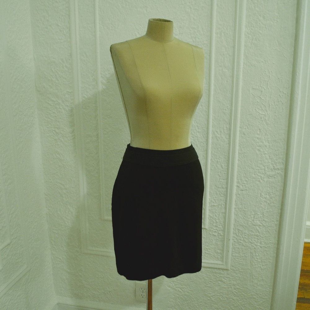 BCBG MaxAzria Black Pencil Skirt